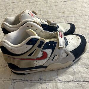 NIKE AIR TRAINER 111 US SIZE 7Y BLUE/WHITE/RED FROM (2020) CN9750-400 SNEAKERS